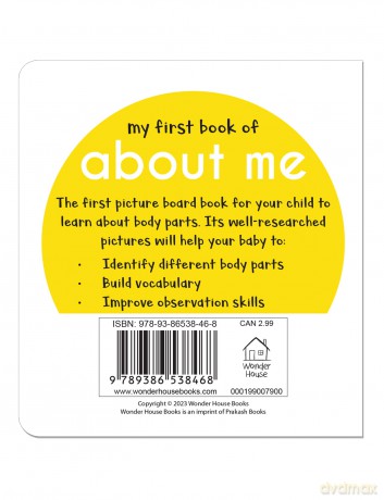My First Book Of About me: First Board Book [KSIĄŻKA]