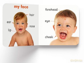 My First Book Of About me: First Board Book [KSIĄŻKA]