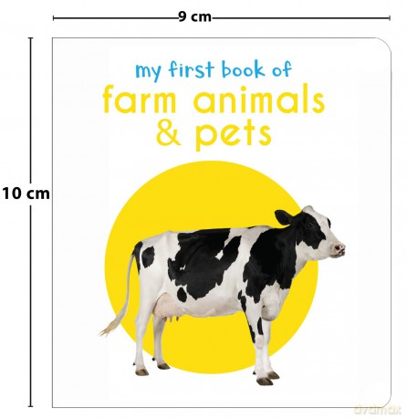 My First Book Of Farm Animals: First Board Book [KSIĄŻKA]