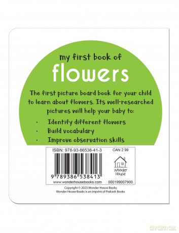 My First Book of Flowers: First Board Book [KSIĄŻKA]