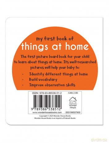 My First Book Of Things at Home: First Board Book [KSIĄŻKA]