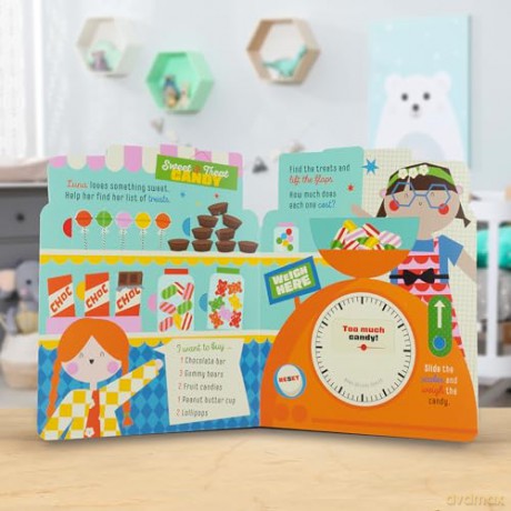 My First Busy Shop: Interactive Board Book - Alexander Cox [KSIĄŻKA]