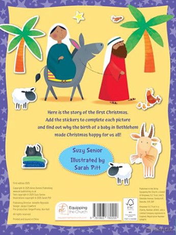 My First Christmas Sticker Book - Suzy Senior [KSIĄŻKA]
