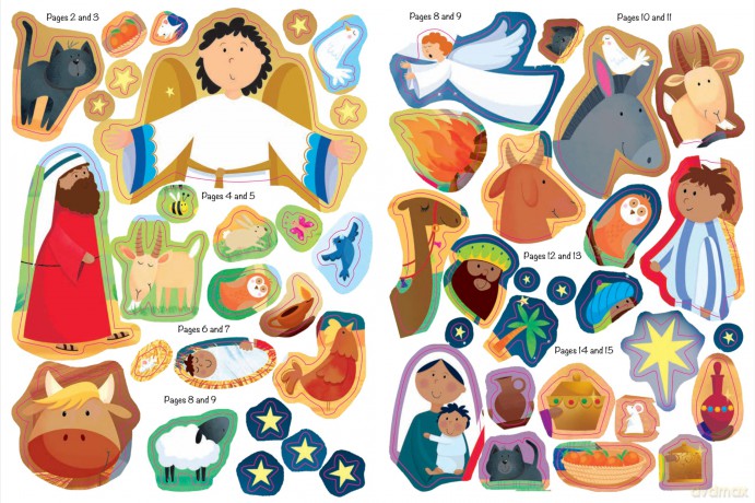 My First Christmas Sticker Book - Suzy Senior [KSIĄŻKA]