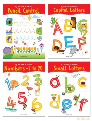 My First Super Pack of Pencil Control and Patterns: Pack of Activity Books to Practice Patterns, Numbers and Alphabet [KSIĄŻKA]