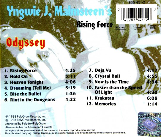 Yngwie Malmsteen: Odyssey [CD]
