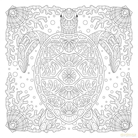 My Ocean Mandala Coloring Book: 30 Stunning, Oversized Coloring Pages - Marica Zottino [KSIĄŻKA]