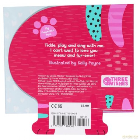 My Pawsome Pets Clever Kitty: Interactive 1-Metre Long Fold-Out Animal Playbook for Toddlers - Louise Martin [KSIĄŻKA]