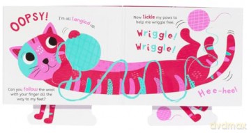 My Pawsome Pets Clever Kitty: Interactive 1-Metre Long Fold-Out Animal Playbook for Toddlers - Louise Martin [KSIĄŻKA]
