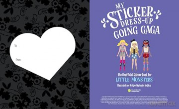 My Sticker Dress-Up: Going Gaga: The Unofficial Sticker Book for Little Monsters - Louise Anglicas [KSIĄŻKA]