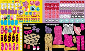 My Sticker Dress-Up: Going Gaga: The Unofficial Sticker Book for Little Monsters - Louise Anglicas [KSIĄŻKA]