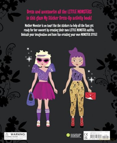 My Sticker Dress-Up: Going Gaga: The Unofficial Sticker Book for Little Monsters - Louise Anglicas [KSIĄŻKA]