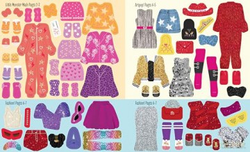 My Sticker Dress-Up: Going Gaga: The Unofficial Sticker Book for Little Monsters - Louise Anglicas [KSIĄŻKA]