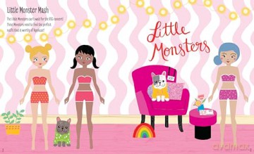 My Sticker Dress-Up: Going Gaga: The Unofficial Sticker Book for Little Monsters - Louise Anglicas [KSIĄŻKA]