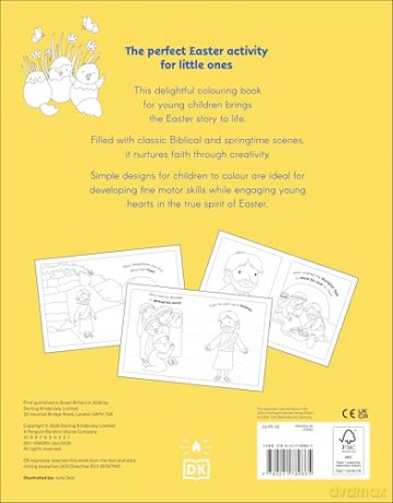 My Very First Bible Easter Colouring Book: More Than 30 Pages to Colour (First Bible Stories) - Dk [KSIĄŻKA]