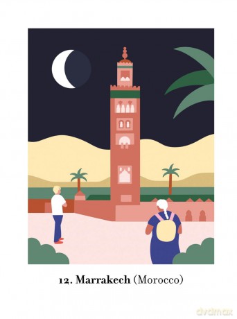 Mystery Coloring Around The World: Solve the riddle and color by numbers to reveal the picture [KSIĄŻKA]