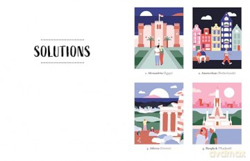 Mystery Coloring Around The World: Solve the riddle and color by numbers to reveal the picture [KSIĄŻKA]