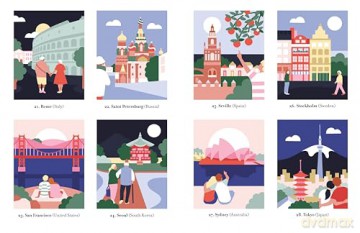 Mystery Coloring Around The World: Solve the riddle and color by numbers to reveal the picture [KSIĄŻKA]