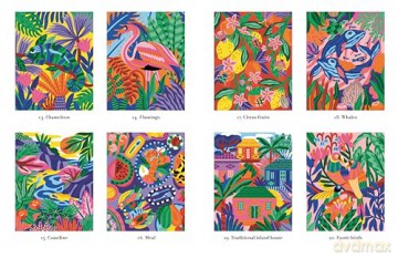 Mystery Coloring Tropical: Solve the riddle and color by numbers to reveal the picture [KSIĄŻKA]
