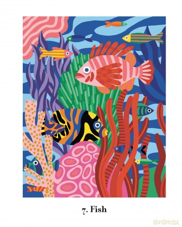 Mystery Coloring Tropical: Solve the riddle and color by numbers to reveal the picture [KSIĄŻKA]