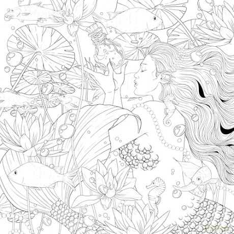 Mythographic Color and Discover: Wolf Moon: An Artist's Coloring Book of Moonlit Animalia - Gloria Shugleva [KSIĄŻKA]