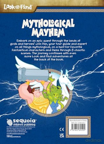 Mythological Mayhem Look and Find - Melanie Zanoza Bartelme [KSIĄŻKA]