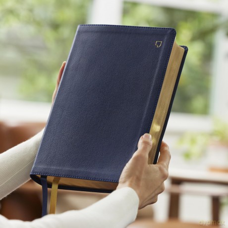 NET Bible, Full Notes Edition (NET, Blue Leathersoft, Comfort Print): Holy Bible - Thomas Nelson [KSIĄŻKA]
