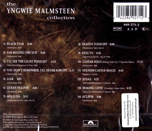 Yngwie Malmsteen: The Collection [CD]