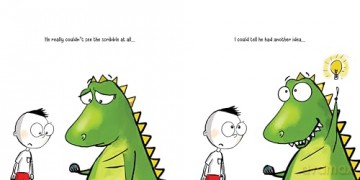 Never Let a Dinosaur Scribble - Diane Alber [KSIĄŻKA]