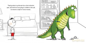 Never Let a Dinosaur Scribble - Diane Alber [KSIĄŻKA]