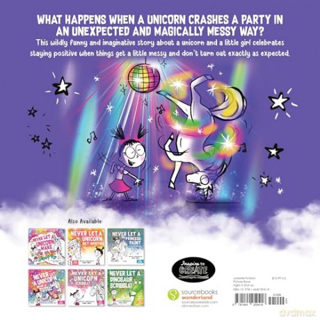 Never Let a Unicorn Crash a Party - Diane Alber [KSIĄŻKA]