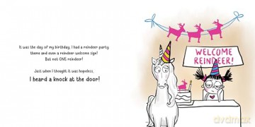 Never Let a Unicorn Meet a Reindeer - Diane Alber [KSIĄŻKA]