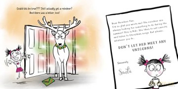 Never Let a Unicorn Meet a Reindeer - Diane Alber [KSIĄŻKA]