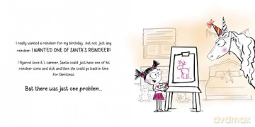 Never Let a Unicorn Meet a Reindeer - Diane Alber [KSIĄŻKA]