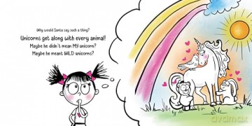 Never Let a Unicorn Meet a Reindeer - Diane Alber [KSIĄŻKA]