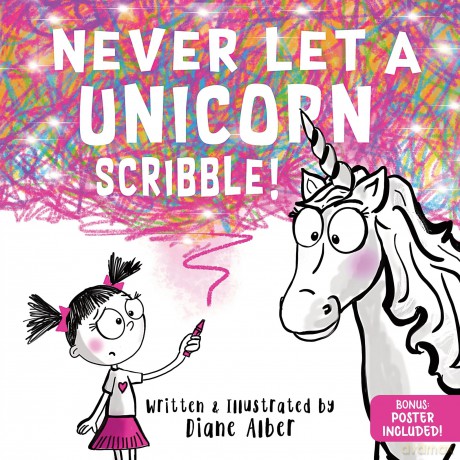 Never Let a Unicorn Scribble - Diane Alber [KSIĄŻKA]