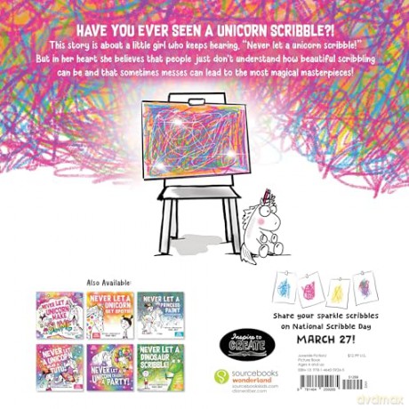 Never Let a Unicorn Scribble - Diane Alber [KSIĄŻKA]