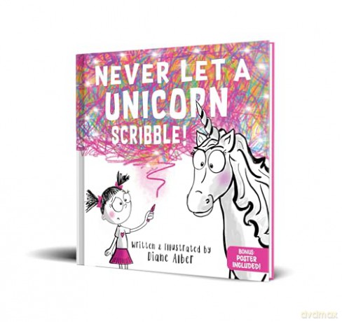 Never Let a Unicorn Scribble - Diane Alber [KSIĄŻKA]