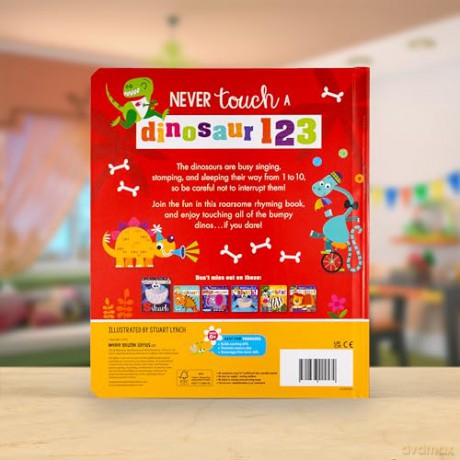 Never Touch a Dinosaur: 10 Hungry Dinos - Cara Jenkins [KSIĄŻKA]