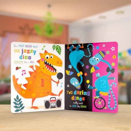 Never Touch a Dinosaur: 10 Hungry Dinos - Cara Jenkins [KSIĄŻKA]