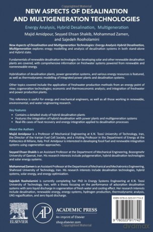 New Aspects of Desalination and Multigeneration Technologies: Energy Analysis, Hybrid Desalination, Multigeneration - Amidpour [KSIĄŻKA]