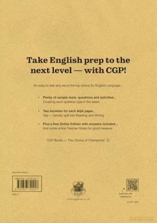 New GCSE AQA English Language Course Booklets Pack (for exams from 2026) (CGP AQA GCSE English Language) - Andrew Atherton [KSIĄŻKA]
