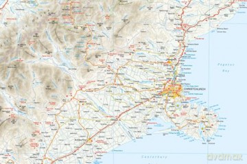 New Zealand South Island Map (1:550.000): Rain - tear and water resistant (world mapping project) - Reise Know-How [KSIĄŻKA]