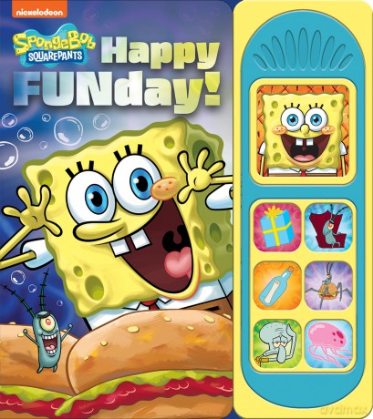 Nickelodeon Spongebob Squarepants - Happy FUNday! 7-Button Sound Book - PI Kids - PI Kids [KSIĄŻKA]