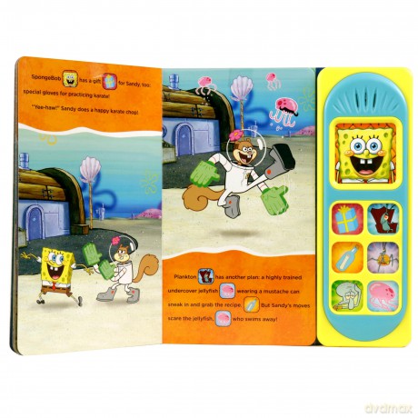 Nickelodeon Spongebob Squarepants - Happy FUNday! 7-Button Sound Book - PI Kids - PI Kids [KSIĄŻKA]
