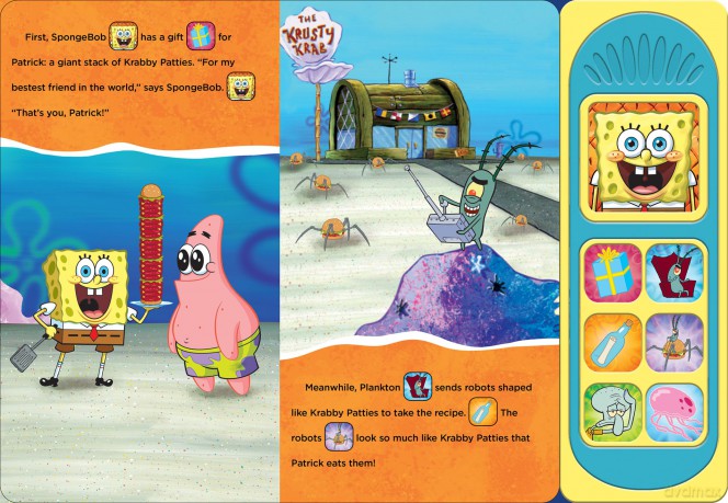 Nickelodeon Spongebob Squarepants - Happy FUNday! 7-Button Sound Book - PI Kids - PI Kids [KSIĄŻKA]
