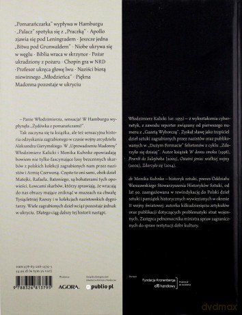 Sztuka zagrabiona. Uprowadzenie Madonny - Włodzimierz Kalicki, Monika Kuhnke [KSIĄŻKA]