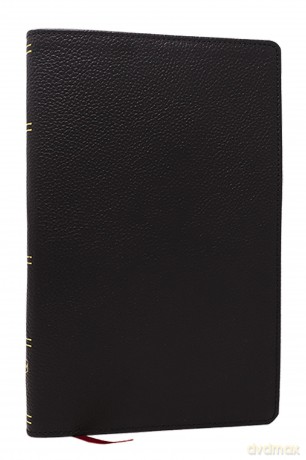 NKJV, Personal Size New Testament, Black Genuine Leather, Red Letter, Comfort Print - Thomas Nelson [KSIĄŻKA]