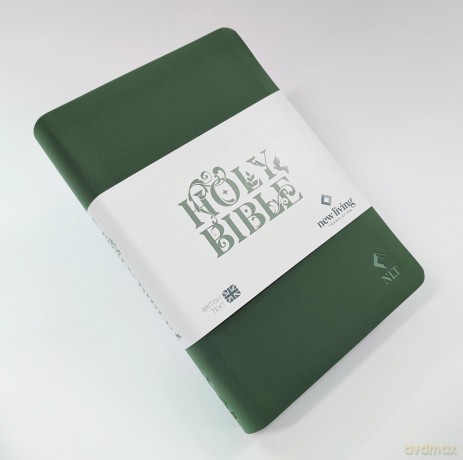 NLT Holy Bible: New Living Translation, British Text Version in Green Soft-tone Flexiback Binding - Professor NLT Translators [KSIĄŻKA]