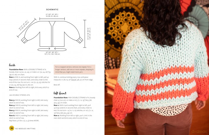 No Needles Knitting: Easy Techniques and Projects for Making Quick and Cozy Modern Knits by Hand - Vickie Howell [KSIĄŻKA]